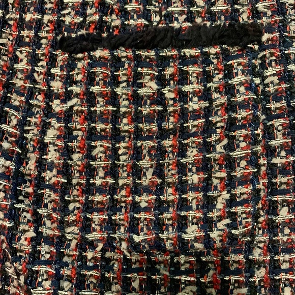 Talbots navy tweed short sleeve shift dress - 8P - Picture 9 of 10